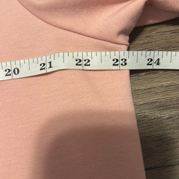 Draper’s &Damon’s Pink and Black Button-Up Shirt  shoulder pads women’s large - Picture 12 of 16